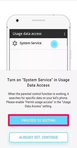 data access settings
