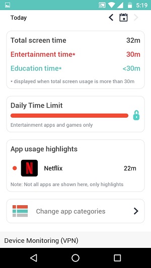 free iPhone parental control app - ZenScreen Screen Time