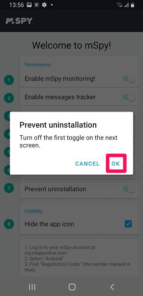 app uninstallation prevention