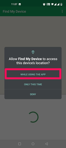 device location access