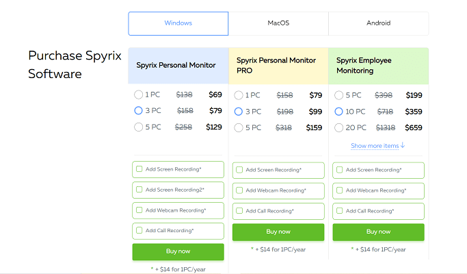 spyrix new price