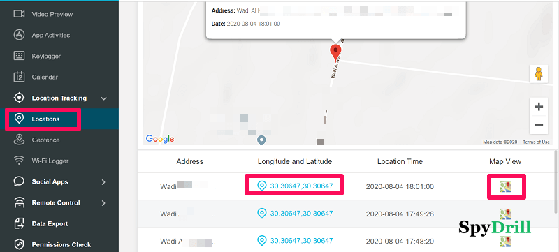 location tracking