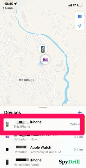 find lost iPhone